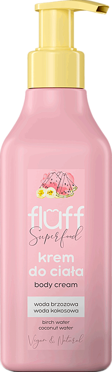 Lichaamscrème met Banaan en Watermeloen - Fluff Superfood Body Cream