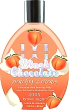 Lotion de bronzage pour solarium Tan Incorporated Peach & Cream 400x Black Chocolate