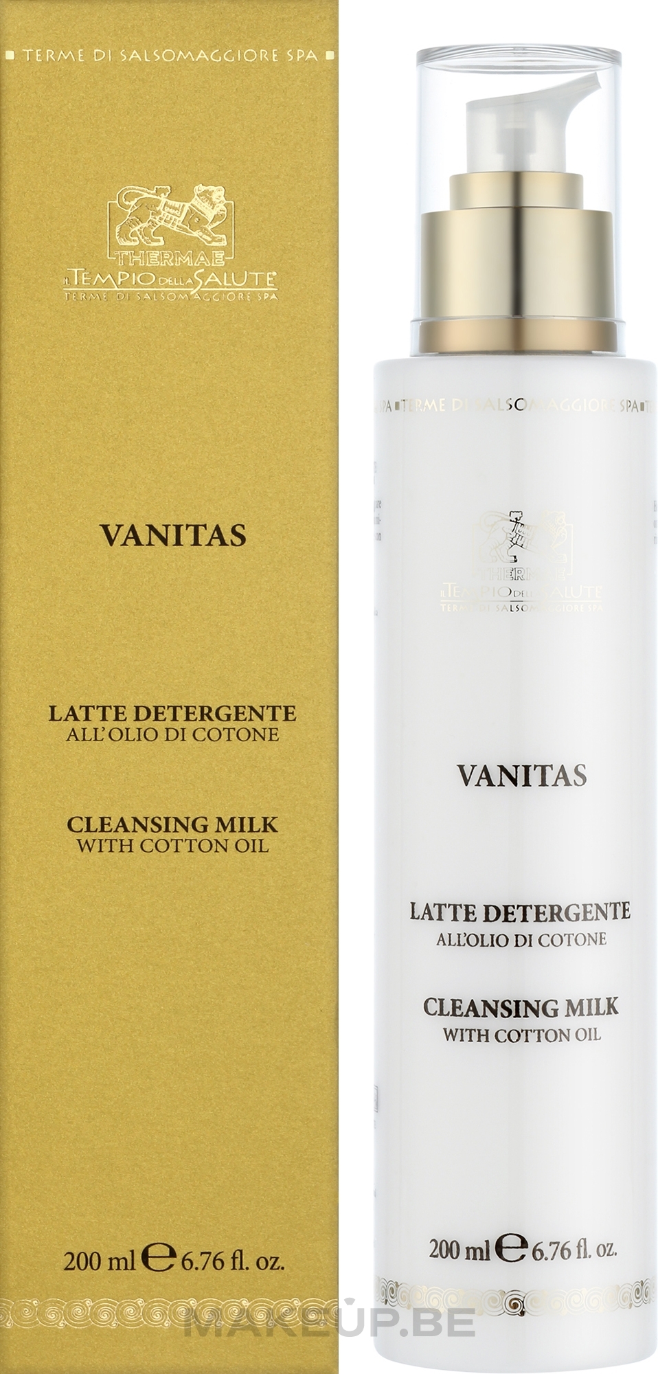 Thermische Gezichtsreinigingsmelk voor Gevoelige Huid 'Cotton Tenderness' Thermae Vanitas Cleansing Milk