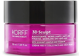 Gezichts- en Halscrème tegen Veroudering Korff 3D Sculpt Face Crema