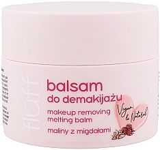 Fluff Makeup Removing Melting Balm Make-up verwijderende balsem, Framboos en Amandel