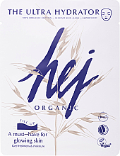 Blad Gezichtsmasker Hej Organic The Ultra Hydrator Second Skin Mask Superfood