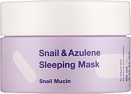 Masque de nuit à l'extrait d'escargot et azulène pour visage Tiam Snail & Azulene Sleeping Mask