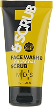 Gezichtsscrub MDS For MEN Face Wash & Charcoal Scrub