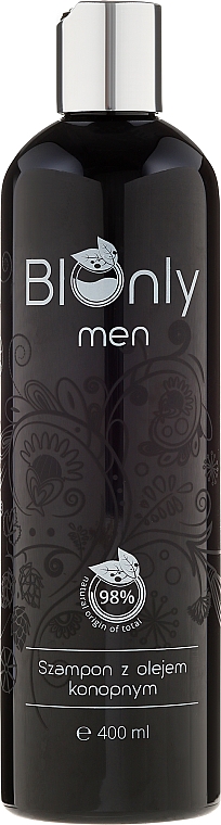 Shampooing à l'huile de chanvre pour homme BIOnly Men Shampoo