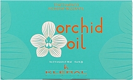 Ampoules à l'huile d'orchidée pour renforcer et nourrir les cheveux Kleral System Orchid Oil Vials