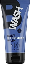 Douchegel met actieve bamboe houtskool MDS For MEN Body Re-Energising Wash Black