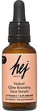 Herstellend en antiverouderend gezichtsserum Hej Organic Naked Glow Boosting Face Serum