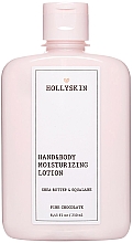 Verzachtende vochtinbrengende hand- en bodylotion met sheaboter en squalaan Hollyskin Perfect Pink Chocolate Hand & Body Moisturizing Lotion Shea Butter & Squalane