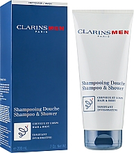 Shampooing rafraîchissant pour corps et cheveux Clarins Men Shampoo & Shower