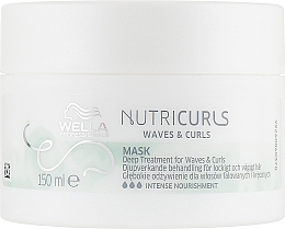 Masque au panthénol pour cheveux bouclés Wella Professionals Nutricurls Mask