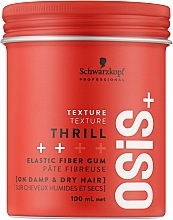 Vezelwax voor haarstyling Schwarzkopf Professional Osis + Thrill Texture Fibre Gum