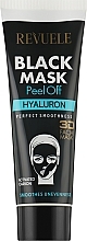 Zwart Gezichtsmasker, Hyaluron Revuele Black Mask Peel Off Hyaluron