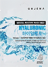 Masque tissu à l'acide hyaluronique pour visage Orjena Natural Moisture Hyaluronic Mask Sheet