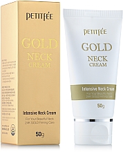 Crème voor hals en decolleté met goud Petitfee&Koelf Gold Neck Cream