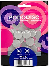 Éponges de rechange pour disque de pédicure, M, 20 mm Staleks Pro