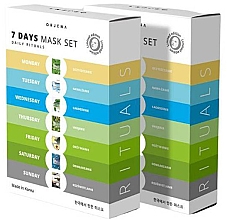 Orjena 7 Days Daily Rituals Mask Set Set (masque tissu visage/7x23ml)