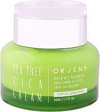 Crème à l'arbre à thé et à la centella asiatica pour visage Orjena Face Cream Tea Tree Cica