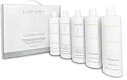 Set, 5 producten Green Light Hair Pro Liss & Luxe Hair Smoothing System Kit