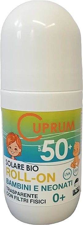 Biologische Zonnebrandcrème voor Gezicht en Lichaam Cuprum Line SPF 50+ voor baby's