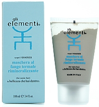 Masque de boue géothermique reminéralisant pour visage Gli Elementi Remineralizing Geothermal Mud Mask