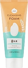 Mousse lavante à l'extrait de riz pour visage Orjena Cleansing Foam Rice