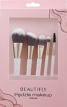 Beautifly Kit pinceaux de maquillage, 5 pcs