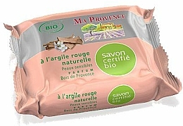 Biologische Zeep uit de Provence met Houtgeur en Rode Klei Ma Provence Nature Soap