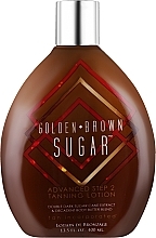 Accélérateur de bronzage avec agents bronzants pour solarium Tan Incorporated Golden Brown Sugar Advanced Step 2 Bronzer