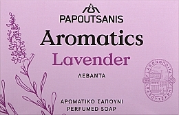 Savon parfumé, Lavande Papoutsanis Aromatics Bar Soap