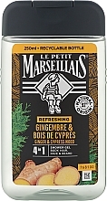 Gel douche et shampooing au gingembre et bois de cyprès Le Petit Marseillais