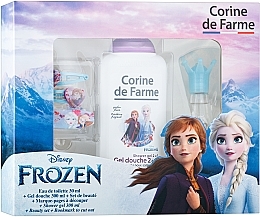 Corine De Farme Disney Frozen II Set (eau de toilette/30ml + gel douche/300ml + accessoires/3pcs)