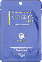 'Snake Peptides+EGF' Gezichtsmasker Mitomo Essence Sheet Mask Syn-Ake + EGF