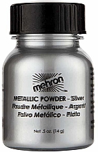 Poudre métallique pour visage et corps Mehron Metallic Powder Silver