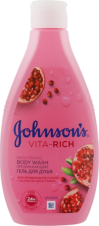 Gel douche à l'extrait de grenade - Johnson’s Body Care Vita-Rich Shower Gel