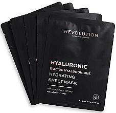 Masque à la racine de lotus et acide hyaluronique pour visage Revolution Skincare Hyaluronic Hydrating Acid Sheet Mask