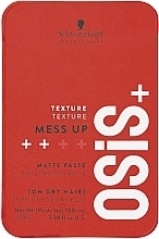 Haarwax met mat effect Schwarzkopf Professional Osis+ Mess Up Matt Gum