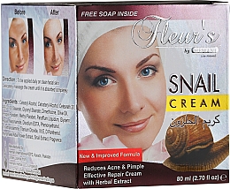 Slakkenslijmcrème Hemani Snail Cream