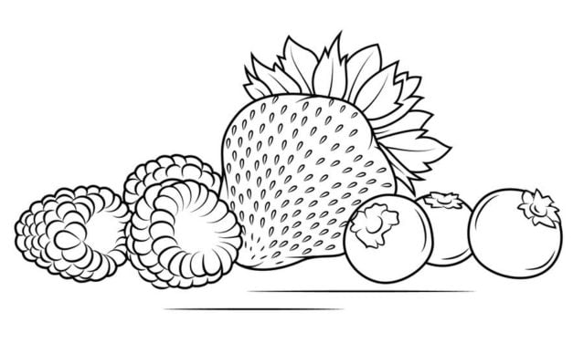 Coloriages: Fraises