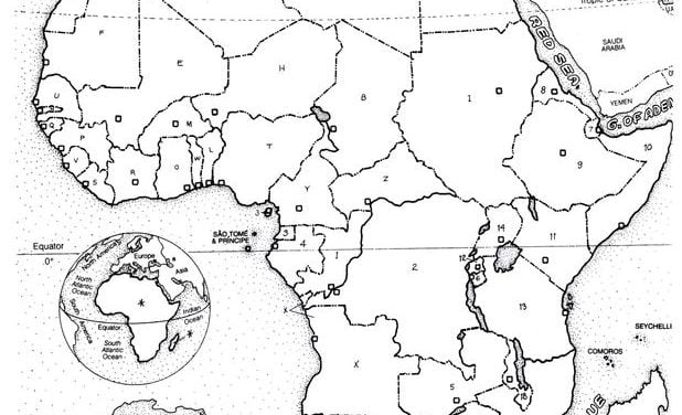 Ausmalbilder für erwachsene: Afrika