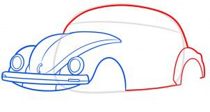 Zeichnen Tutorial: VW Käfer 5