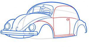 Zeichnen Tutorial: VW Käfer 8