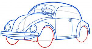 Zeichnen Tutorial: VW Käfer 9