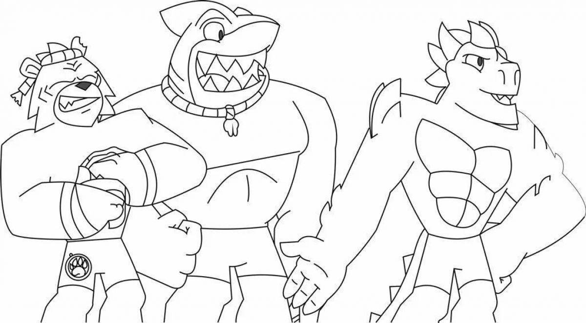 Coloring Pages Fujitsu heroes (29 pcs) - download or print for free #9017