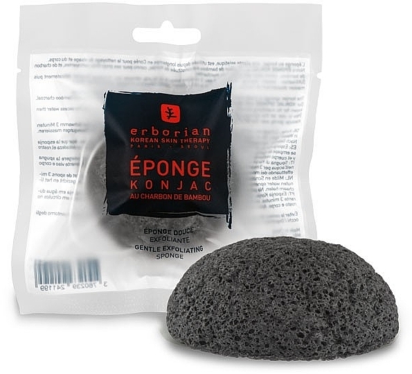 Спонж конняку с бамбуковым углем - Erborian Konjac Sponge