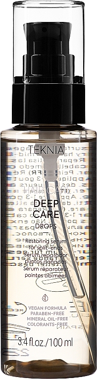 Восстанавливающая сыворотка для кончиков волос - Lakme Teknia Deep Care Drops