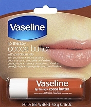 Гигиеническая губная помада Vaseline Lip Therapy Cocoa Butter