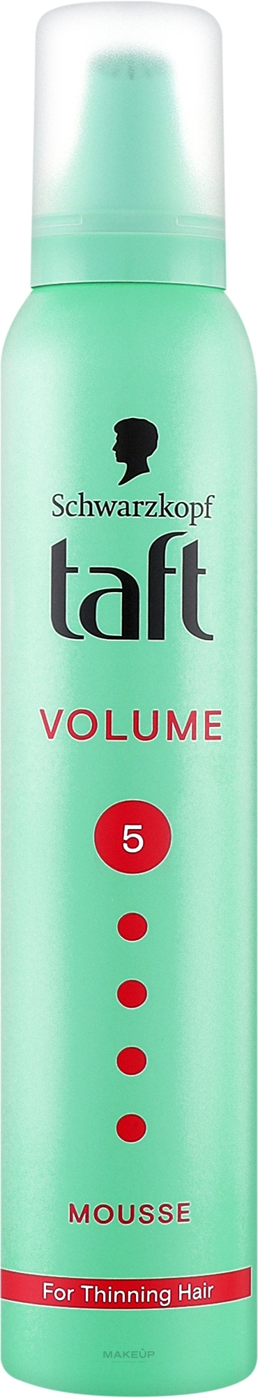 Matu veidošanas putas plāniem matiem Schwarzkopf Taft Volume Mousse №5