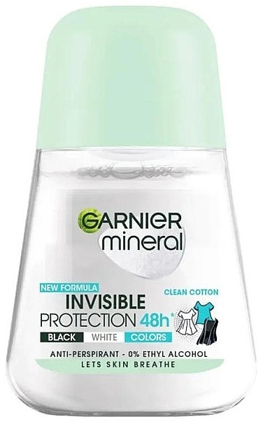 Роликовый дезодорант - Garnier Mineral Свежесть Хлопка 48 часов