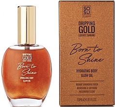 Бронзирующее масло для тела Sosu by SJ Dripping Gold Born to Shine Hydrating Body Glow Oil Bronzed